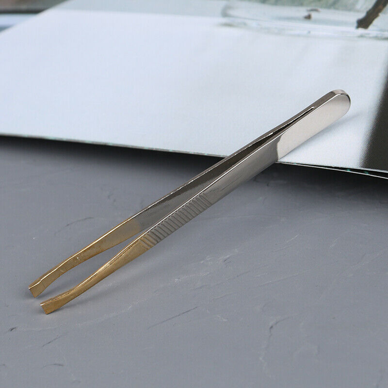 1Pcs Eyebrow Tweezers Professional Hair Beauty Slanted Stainless Steel Tw.l8