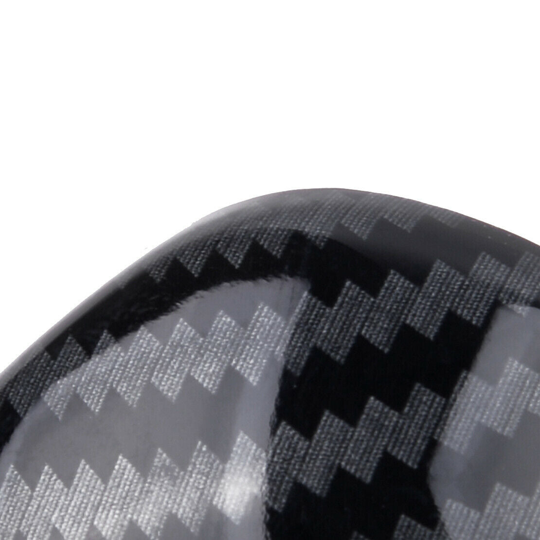 Carbon Fiber Style Gear Shift Knob Cover Fit For Chevrolet Equinox 2017-19 ABS
