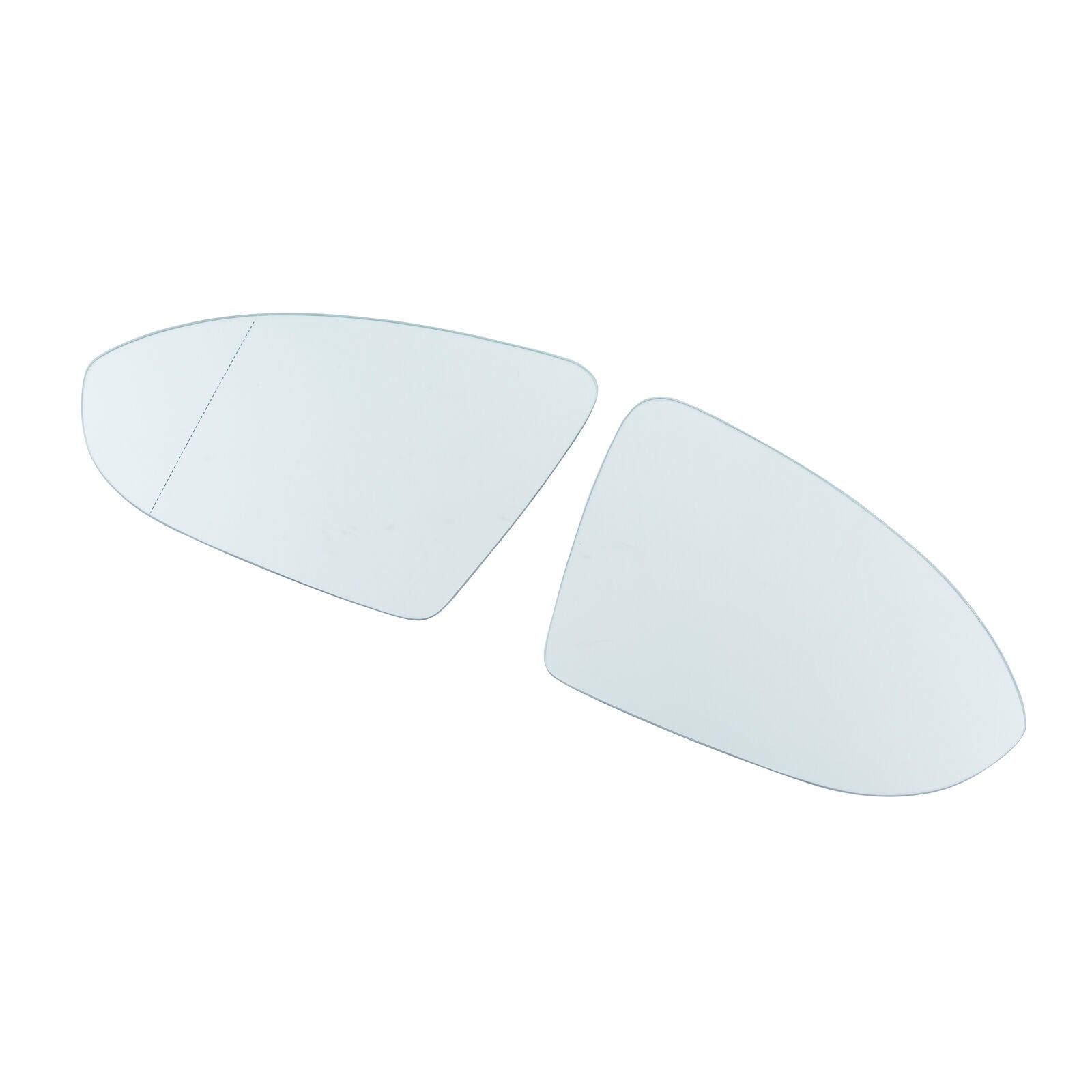 Pair Mirror Glass Heated W/Backing Left Right Fit For VW Golf MK7 2013-2020 2016