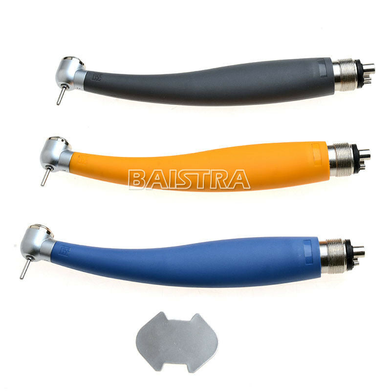 3PCS Pana Max Dental Rainbow High Speed Handpiece Torque Push 4H Sets