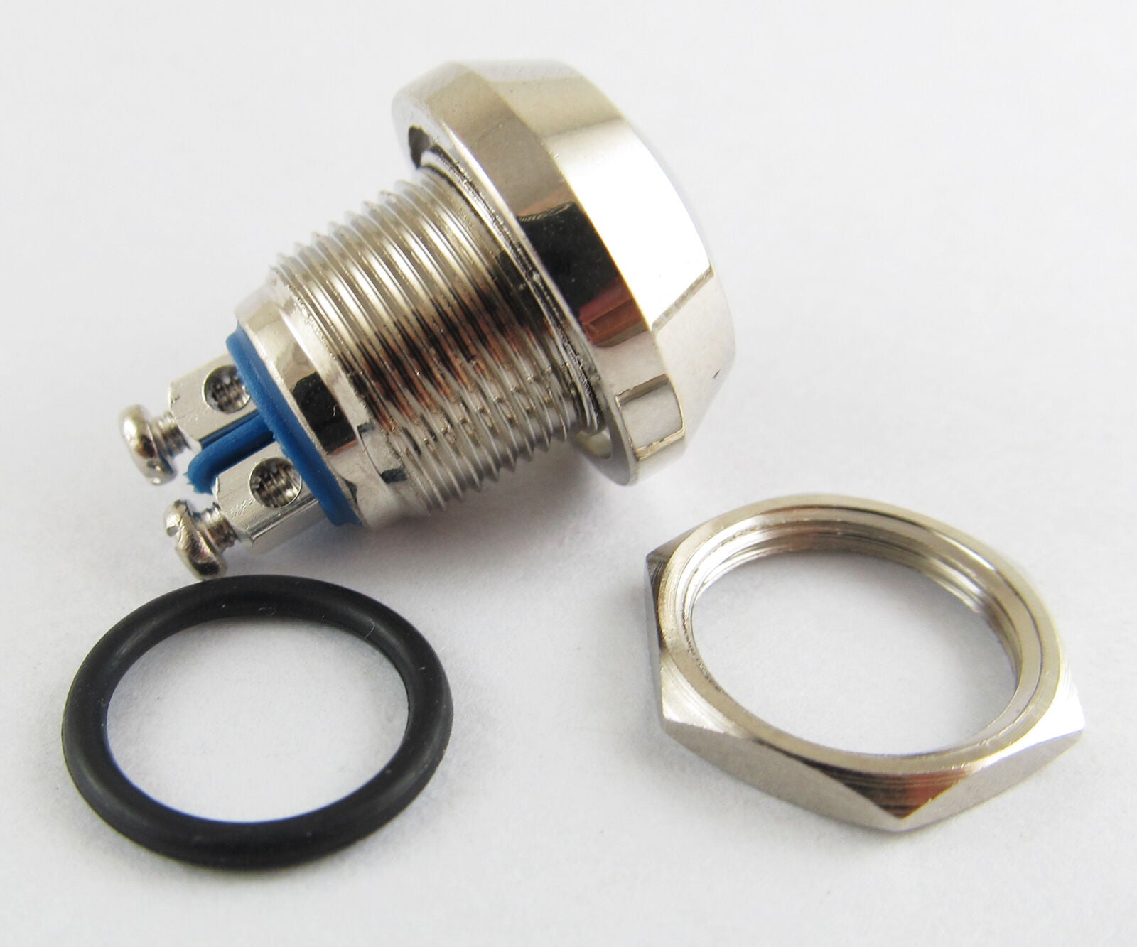 5pcs New 36V 2A Metal Round Push Button Waterproof Resetable Switch 12mm QN12-A3