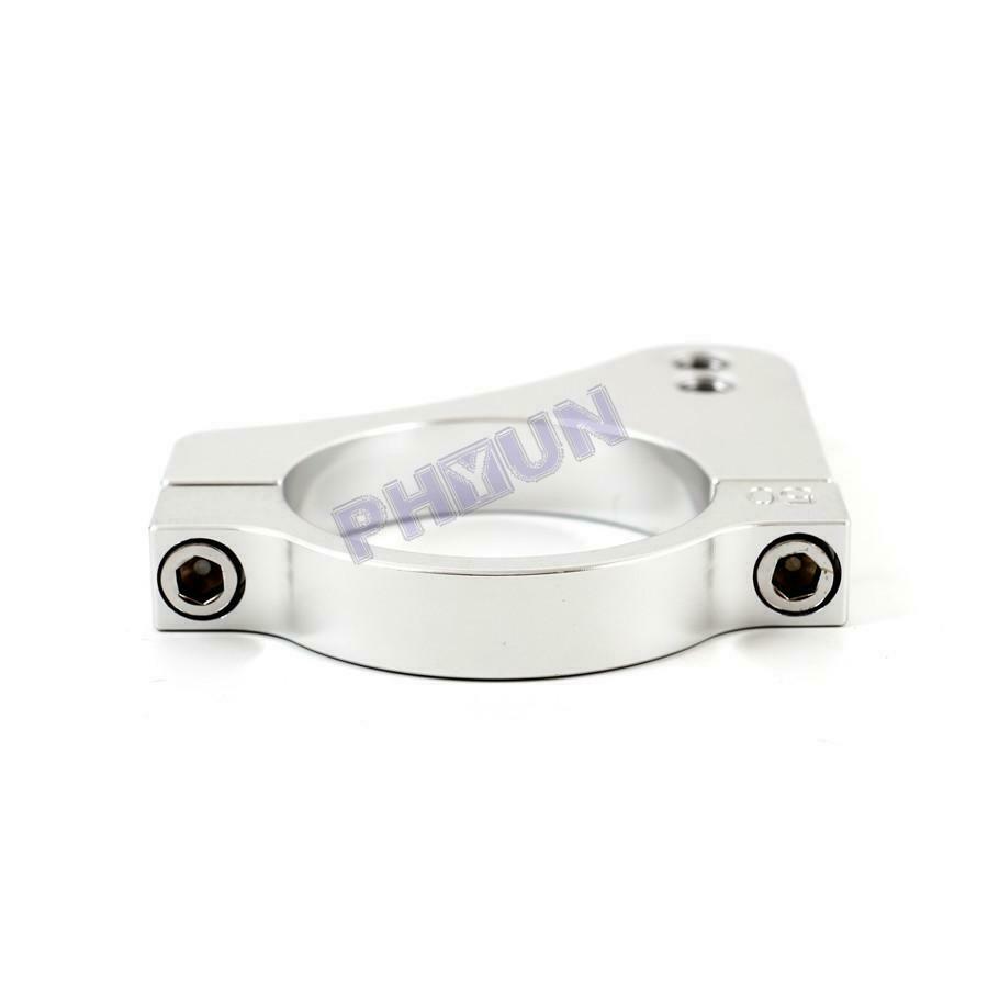 56mm Motorcycle Steering Damper Fork Frame Mounting Clamp Aluminum Alloy Bracket