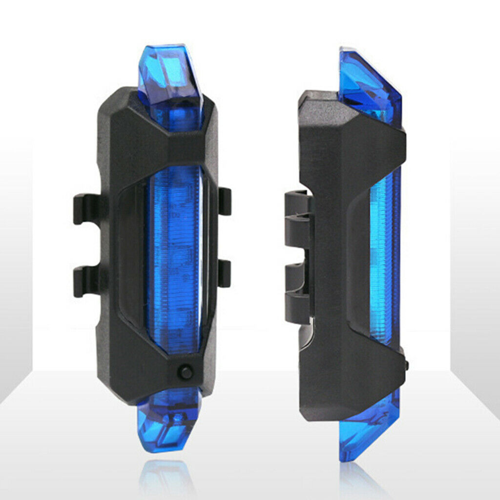 Lots 2 LED Rear Light Cycling High Brightness for within 4cm Seat Tube Blue