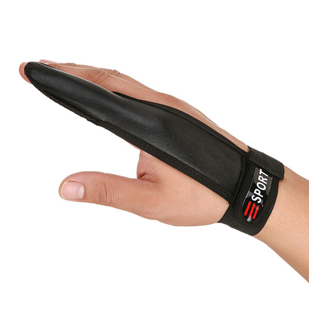 Fishing Finger Glove, Black Comfortable Single Index Finger Protector Unisex