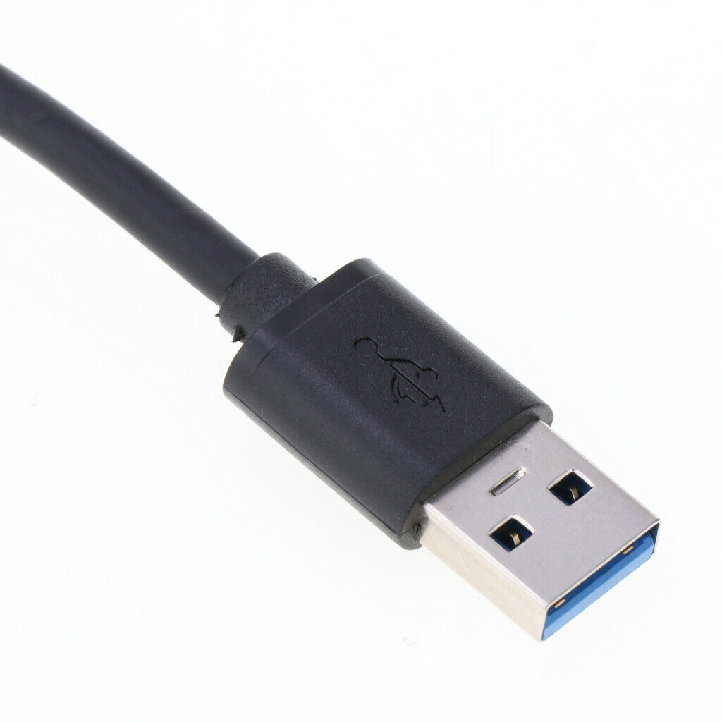 Portable Practical 30cm Type-C to USB 3.0 Charging/Data Sync Cable Black