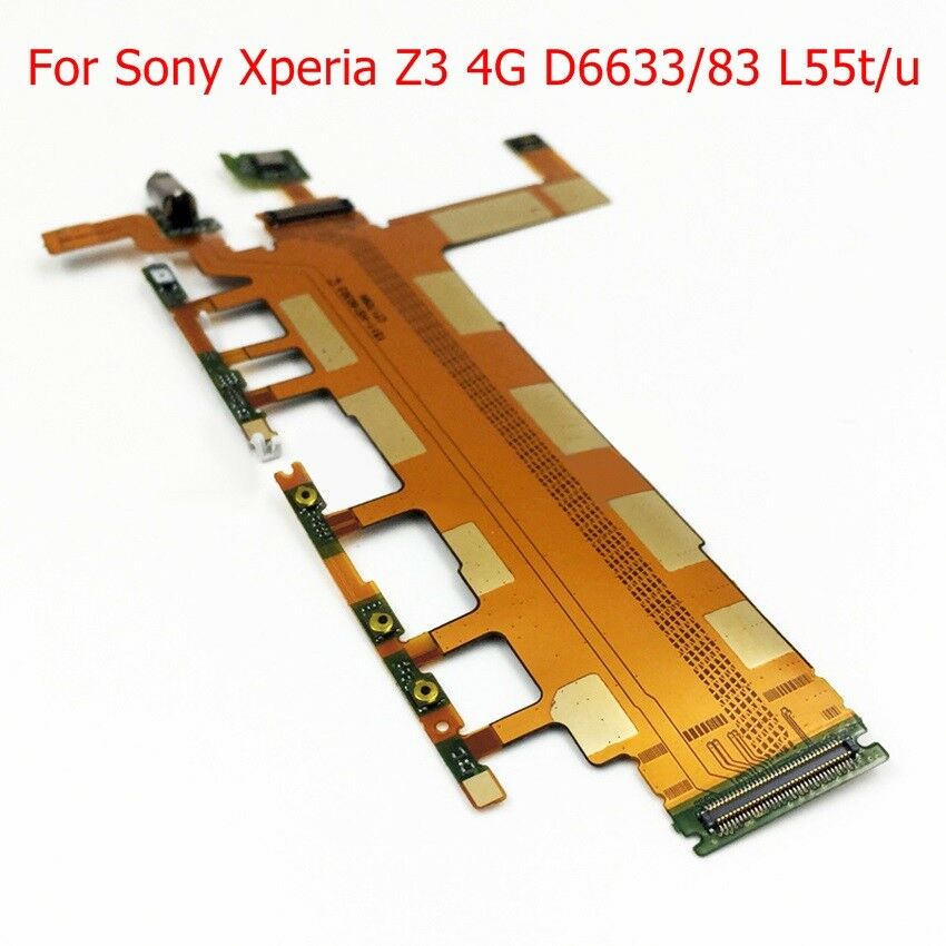 Power Volume Switch Button Flex Cable Replacement for Sony Xperia Z3 4G D6633/8