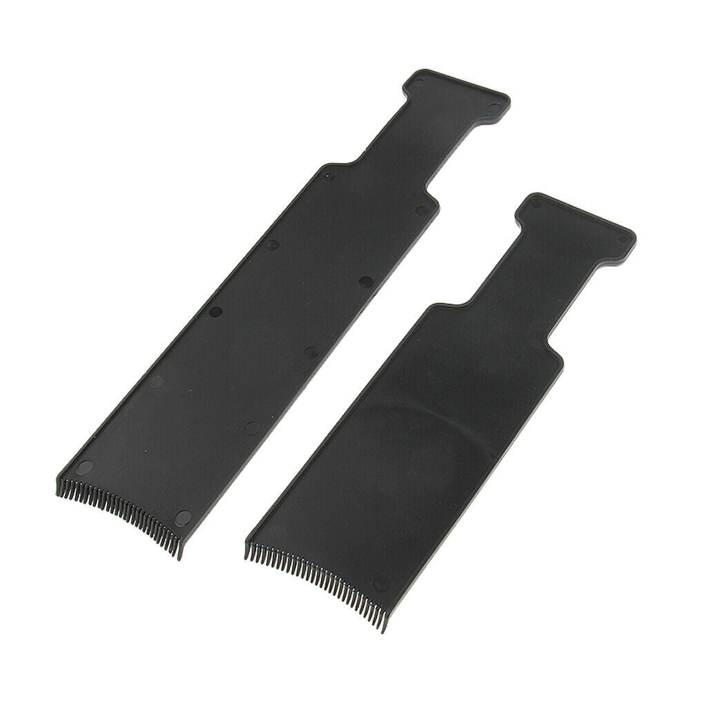 Premium 2Pcs Black Salon Barber Hair Coloring Tool Hairdressing Dyeing Board