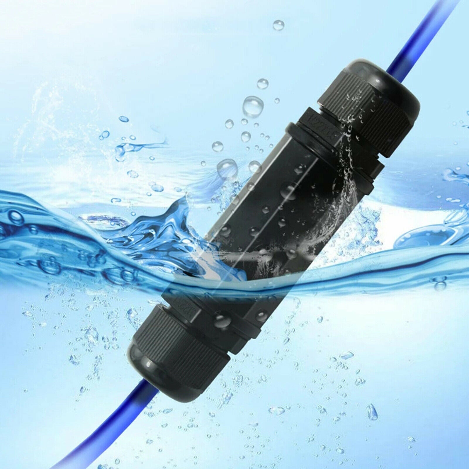Waterproof Connector LAN Extender Outdoor Coupler Adapter Female to Female