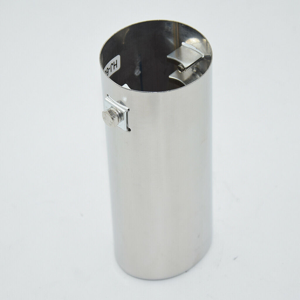 64mm Stainless Steel Car SUV Exhaust Muffler Tip 152mm