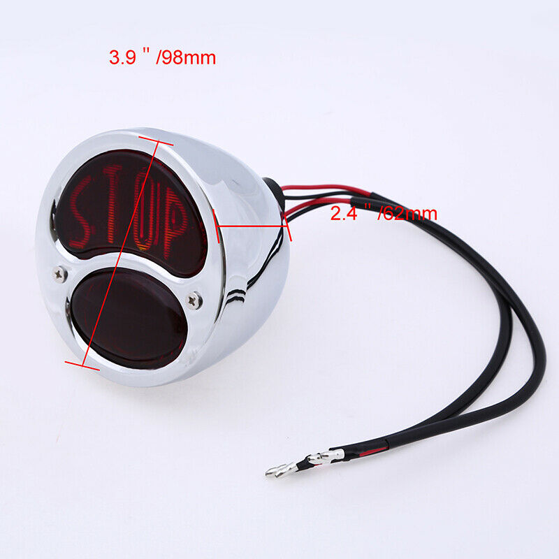 LED Integrated Taillight Brake Motorcycle Rear Stop Lamp Universal For Suzuki
