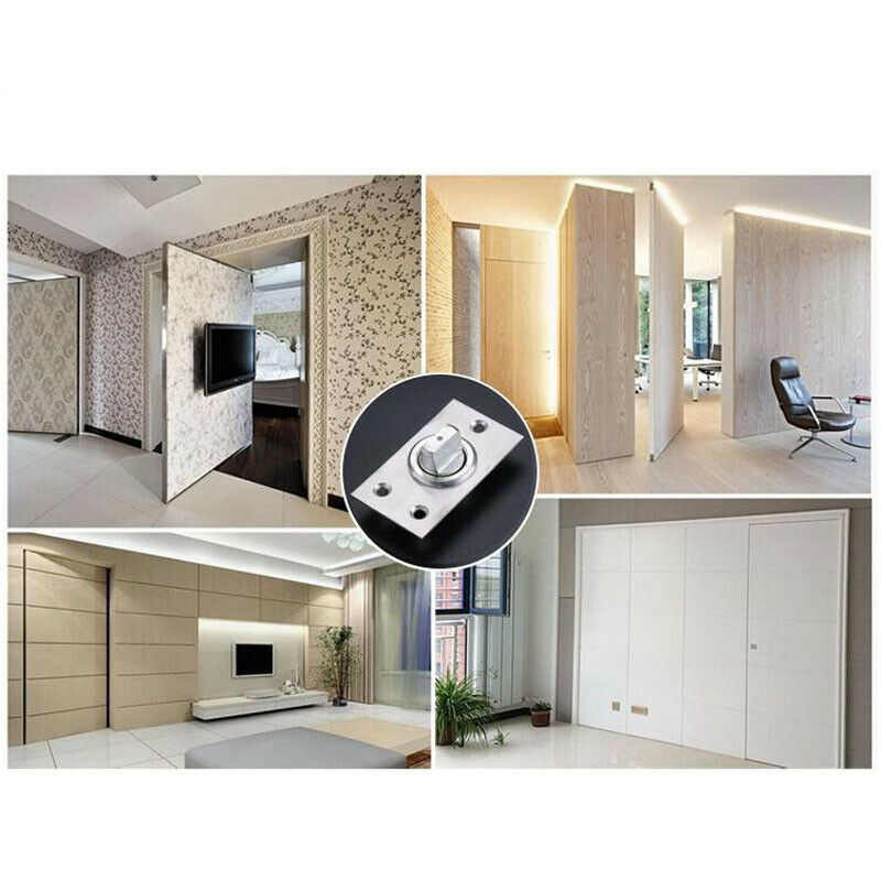 360Â° Rotating Door Stainless Steel Heavy Duty Pivot Hidden Up & Down Door Hinges
