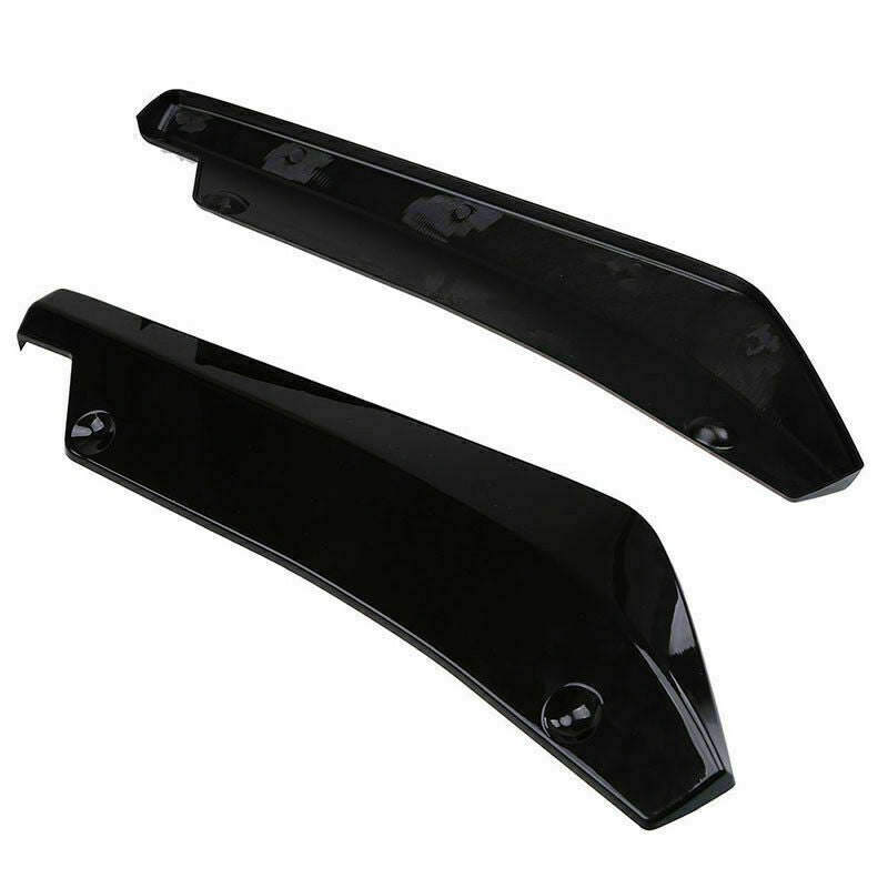 2X Car Bumper Spoiler Rear Lip Canard Diffuser Anti Scratch Wrap Angle Splitters