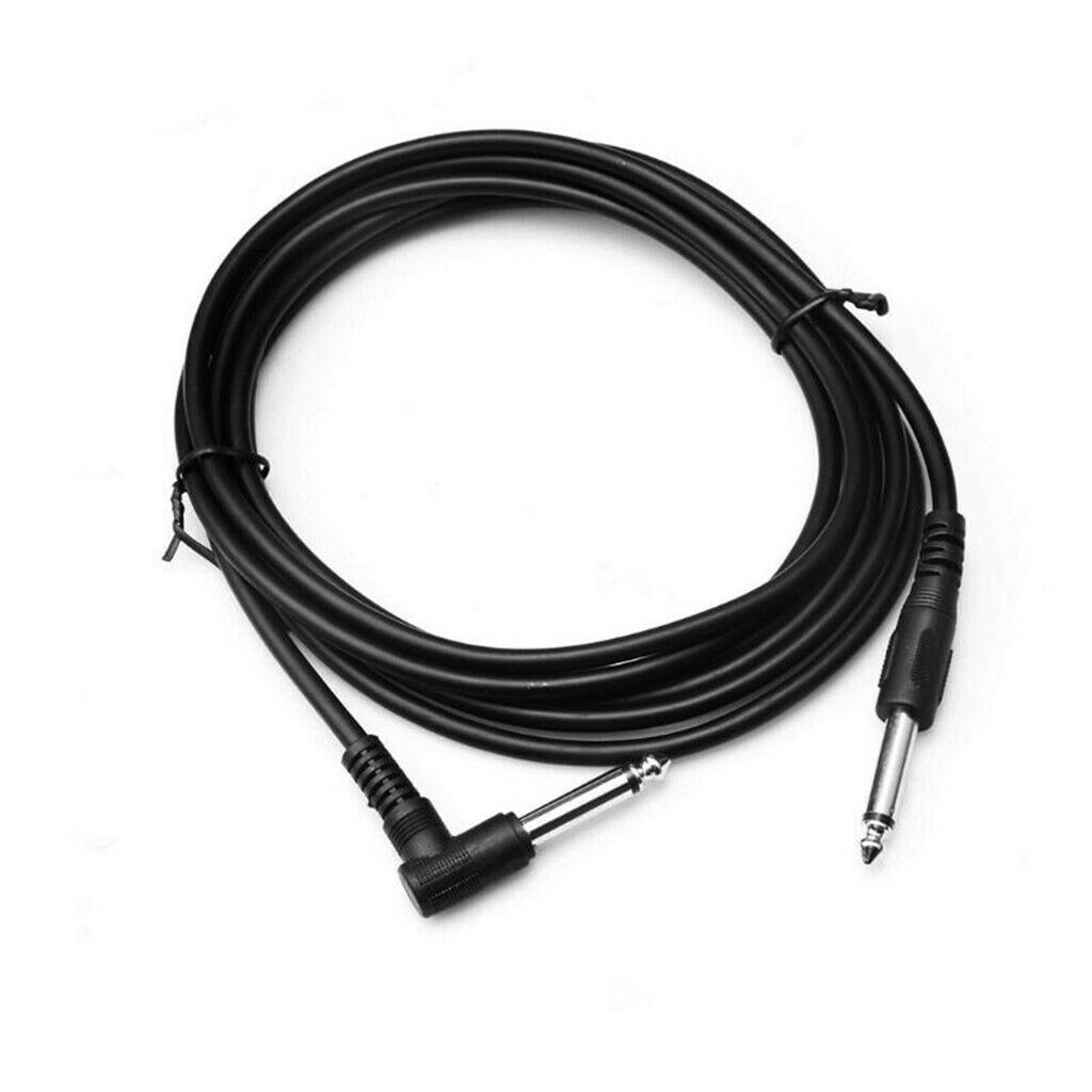 1pc  1/4" 6.35mm Audio Cable For Electric Guitar Bass Noise Reduction