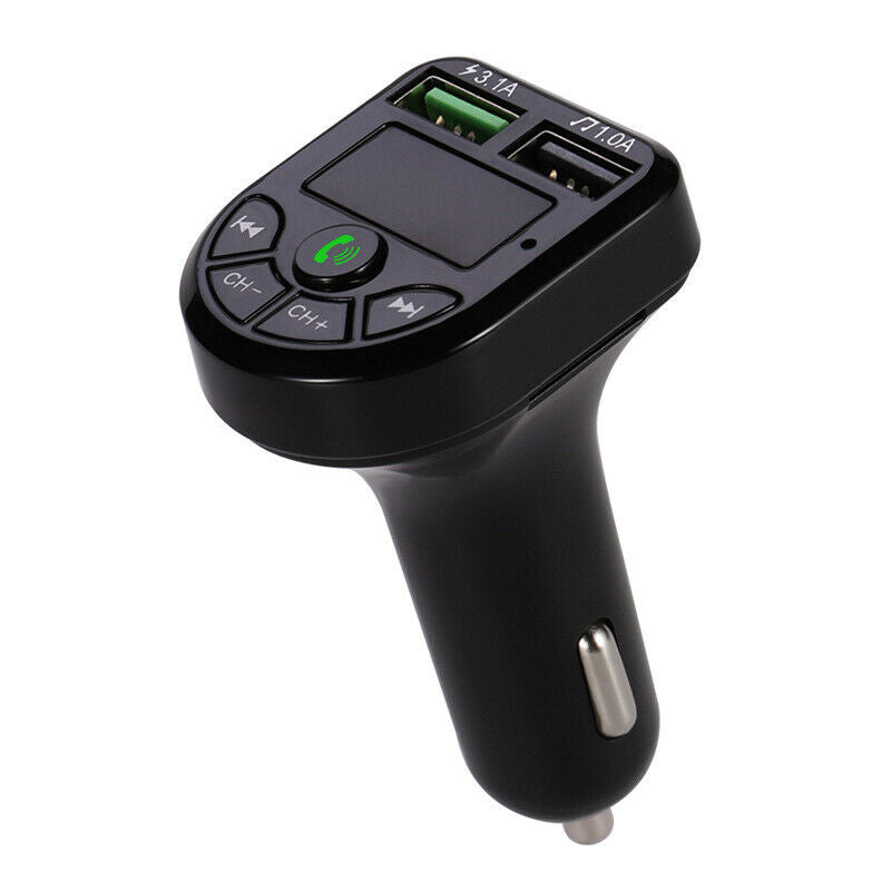 Auto Bluetooth 5.0 FM Transmitter Car Kit MP3 Modulator Wireless Handsfre.l8