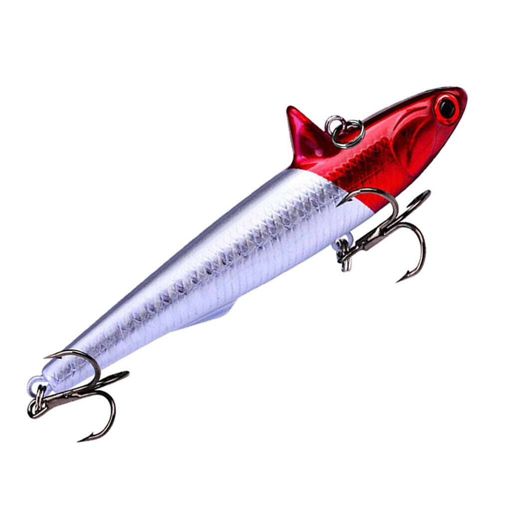 Minnow Fishing Lures Treble Hook Swimbait Fishing Bait Crankbaits Color E
