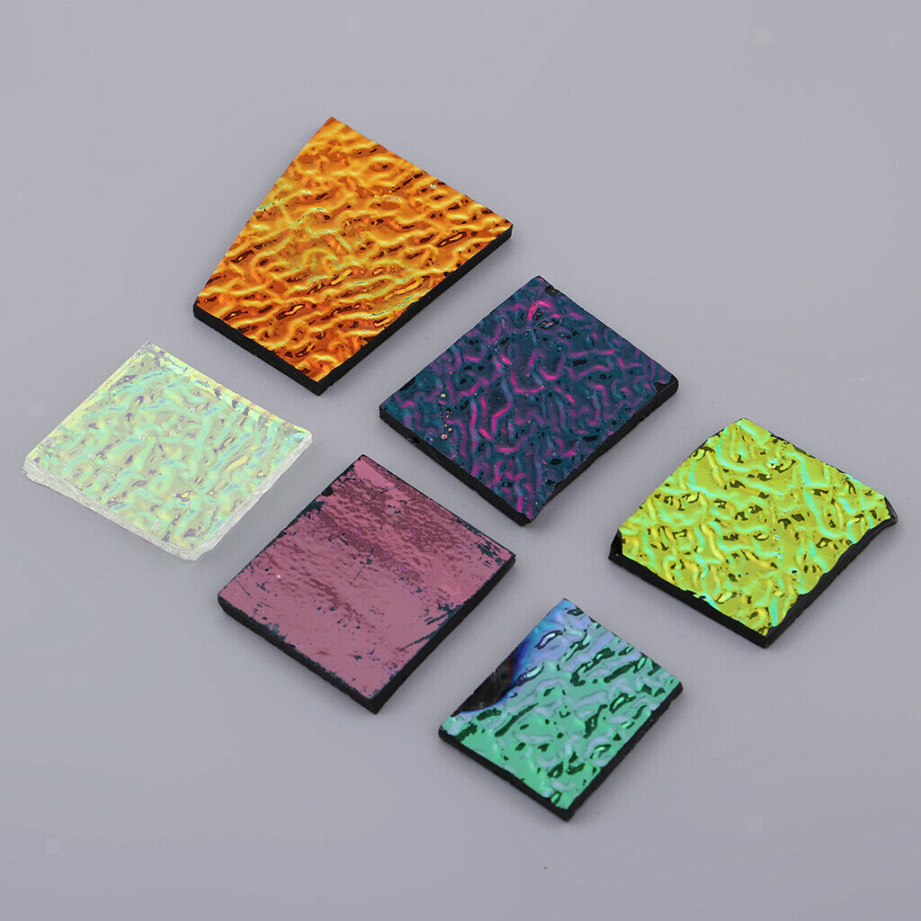 1Oz Dichroic Testure Film Fusing Glass Fusible Glass Pieces Jewelry Making