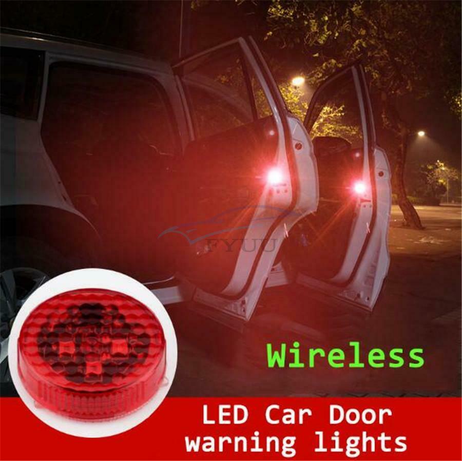 1 Piece Automobile Door Safety Warning Anti-collision Flashing LED Alarm Light