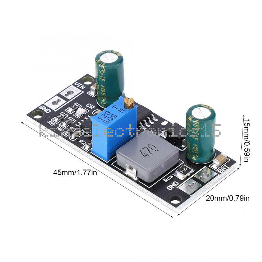 1X 12V MPPT Solar Panel Controller LiFePO4 Li-ion Lithium Battery Charger Module