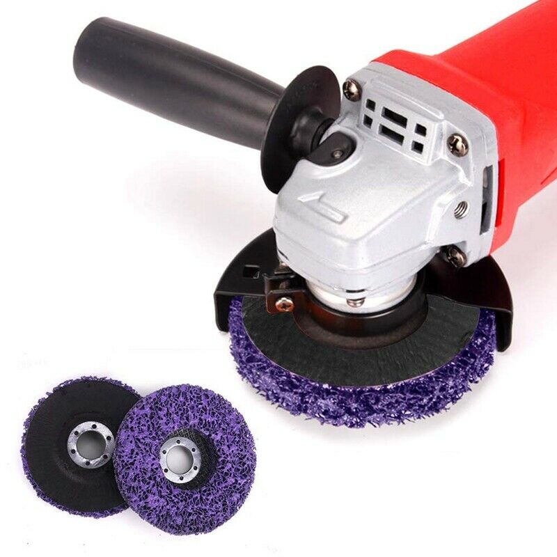 4 Pack 4-1/2 inch(115mm) x 7/8 inch Stripping and Clean Disc for Angle GrinderV1