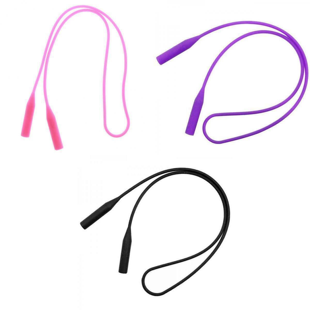 3Pcs 2020 New Silicone Eyeglasses Strap Non Slip Long Holder Candy Color