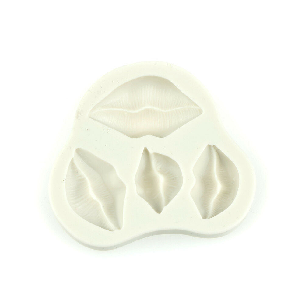 Vivid Sexy Lips Silicone Mold Fondant Mould Embossed Cake Decor Jewelry To.l8