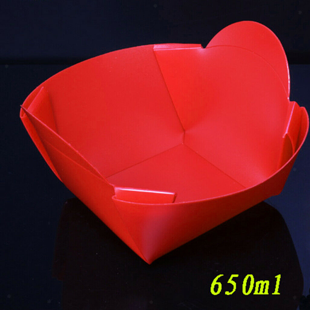 2X Folding Tableware Bowl Plates Cup Board Board for
