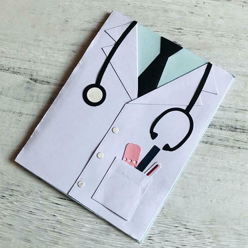 Doctor Clothes Metal Cutting Dies Stencil DIY Scrapbooking Album Paper Card Mold