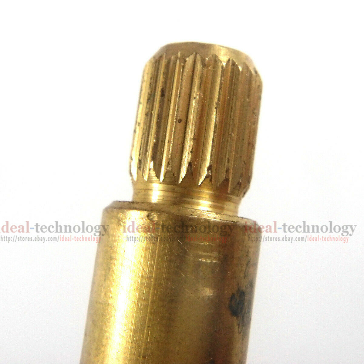 2x Split Faucet For 33mm Manifold Valve Plug Extension Copper Rod 125mm Jacuzzi