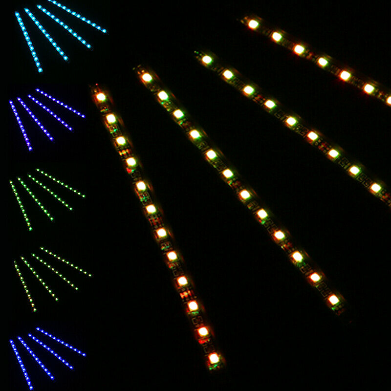 18 LEDs Colorful Car Interior RGB Decorative Atmosphere Wire Strip Light Lamp