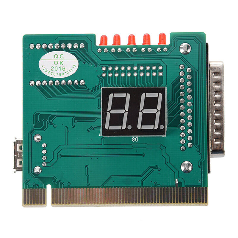 Motherboard USB & PCI Analyser Diagnostic Card Tester for Desktop & Laptop PC C5