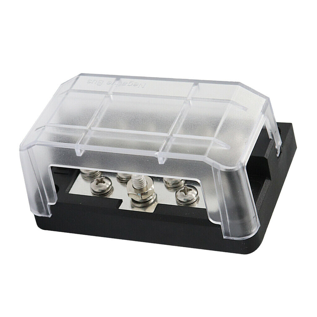 2XNegative Bus Bar DC Terminal for Car RV Marine Boat 12 Way Barrier Strip Block