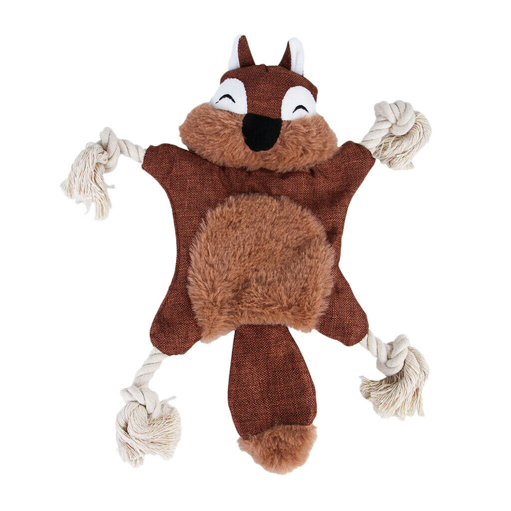 Dog Chew Sound Toys Plush Dog Play Toys For Small Large Dogs Puppy Squirrel