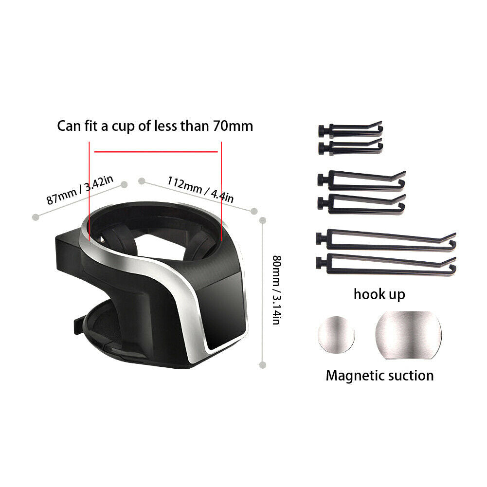 Multifunction 2 in 1 Car Water Cup Drinking Bottle Holder Magnetic Phone Holder