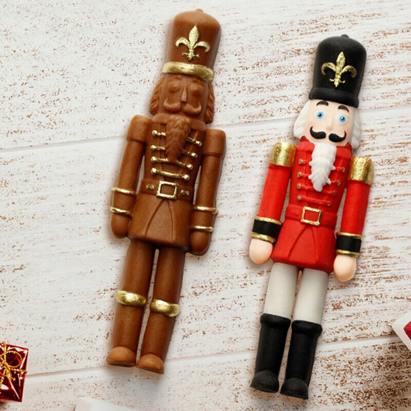 Nutcracker Solder Silicone Mold Sugarpaste Candy Chocolate Baking Mold Xm.l8