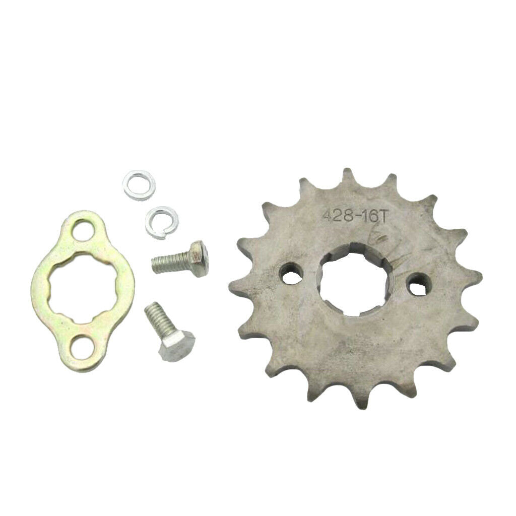 16 Teeth 428 Rear Sprocket Pinion for Trail Dirt Bike ATV Quad Buggy