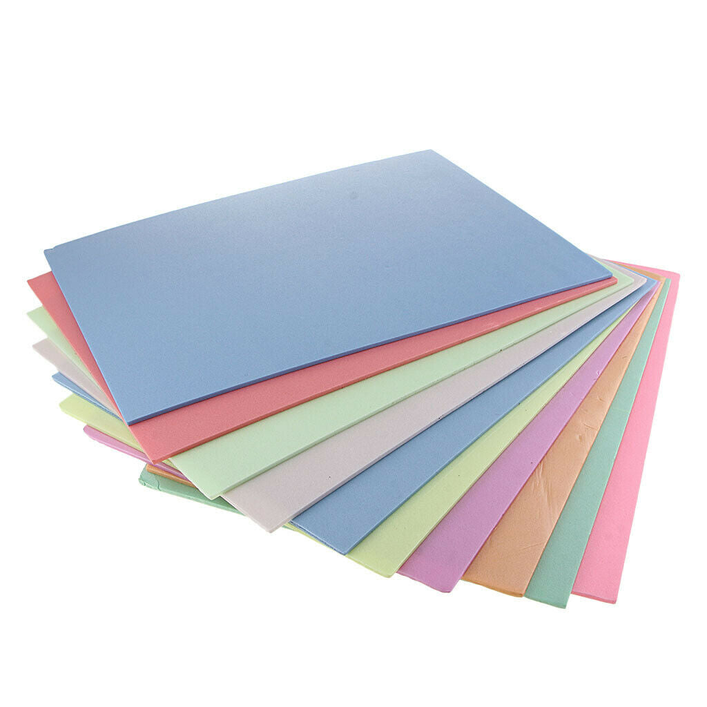 10set colored foam sheets self-adhesive sponge paper Diy
