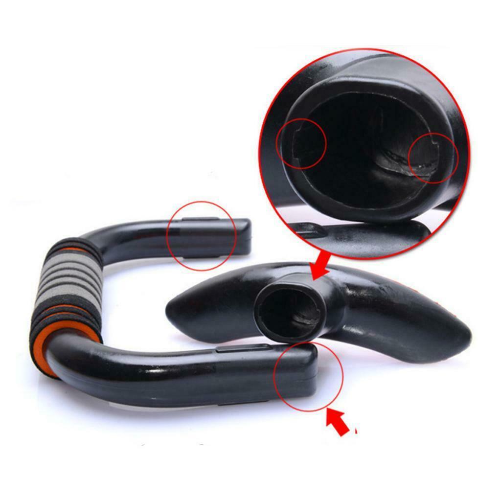 2PCS Fitness   Stands Bar Sports Gym Exercise Train Chest Sponge Hand Grip