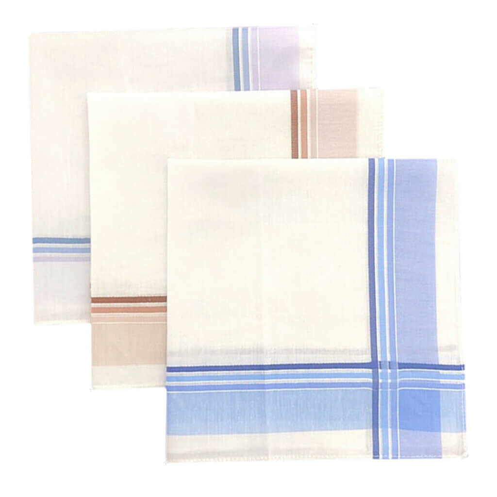 12 PCS Plaid Print Handkerchiefs Party Pocket Square Gift Set 15.75x15.75"