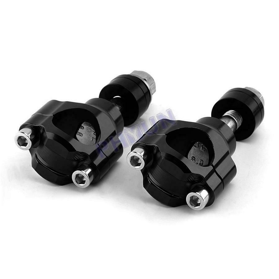 Motorcycle Scooter Handlebar Clamp CNC Aluminum Alloy For 11/8" Handlebar