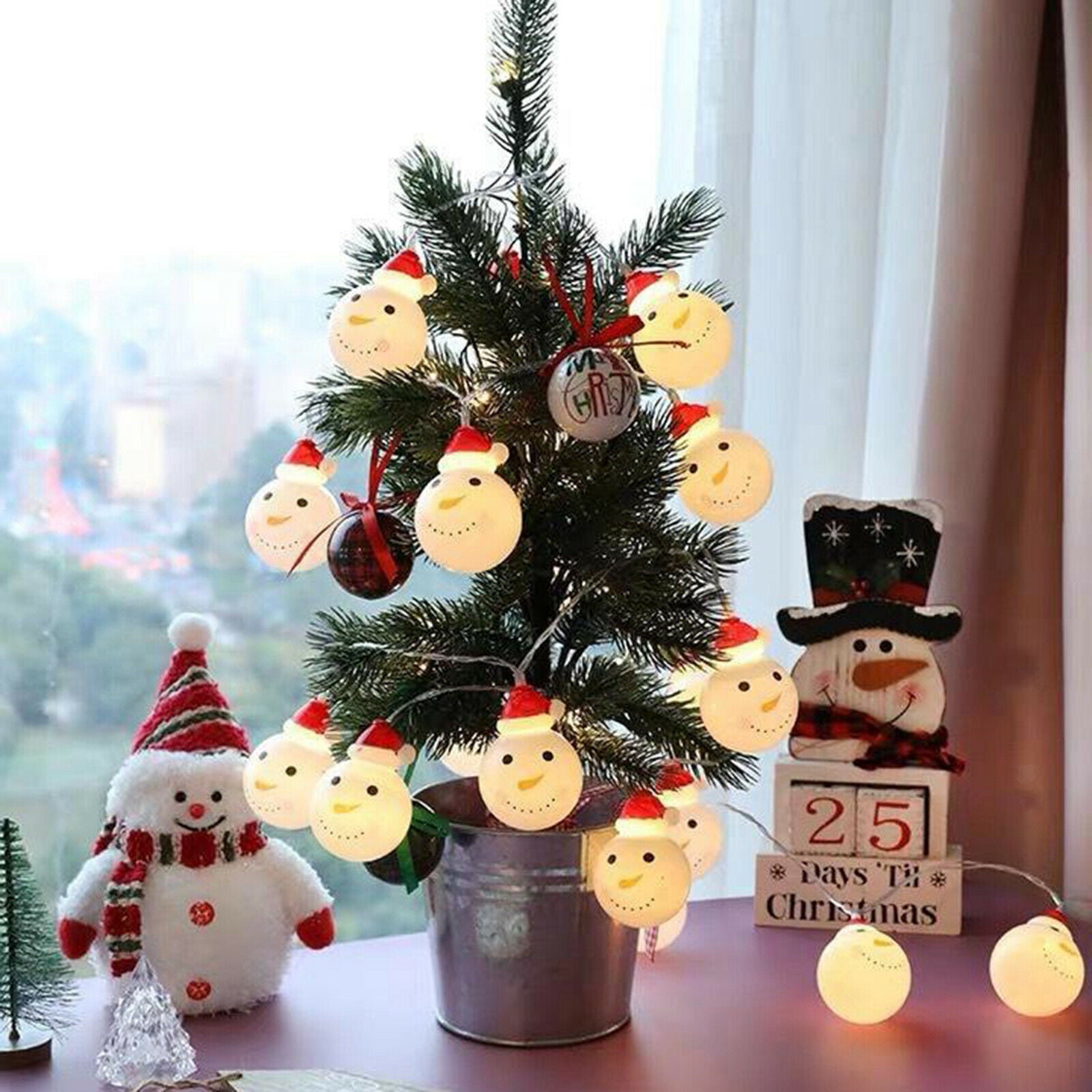 Outdoor String Light Christmas Tree Garden Hanging Lamp Home 300cm 20 Bulbs