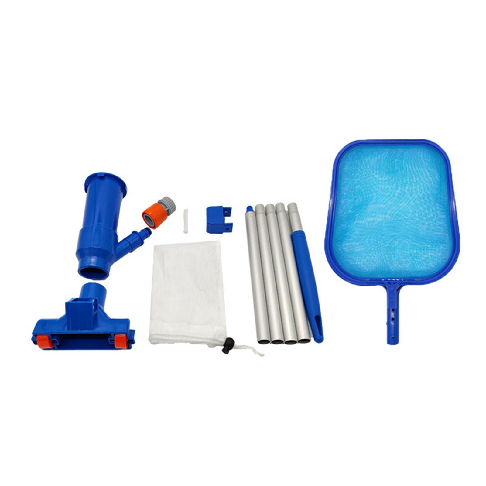 Pool Cleaning Set Water Vacuum Spray Handle Skimmer Net Spa Kit Tools US