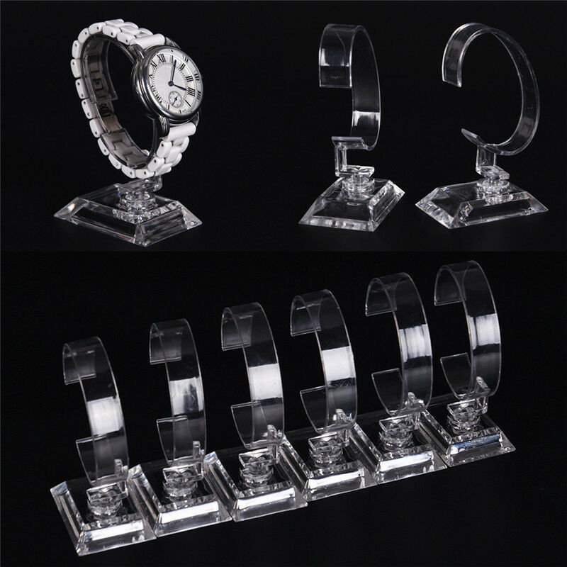 Clear Acrylic Detachable Bracelet Jewelry Watch Display Holder Stand Rack .l8