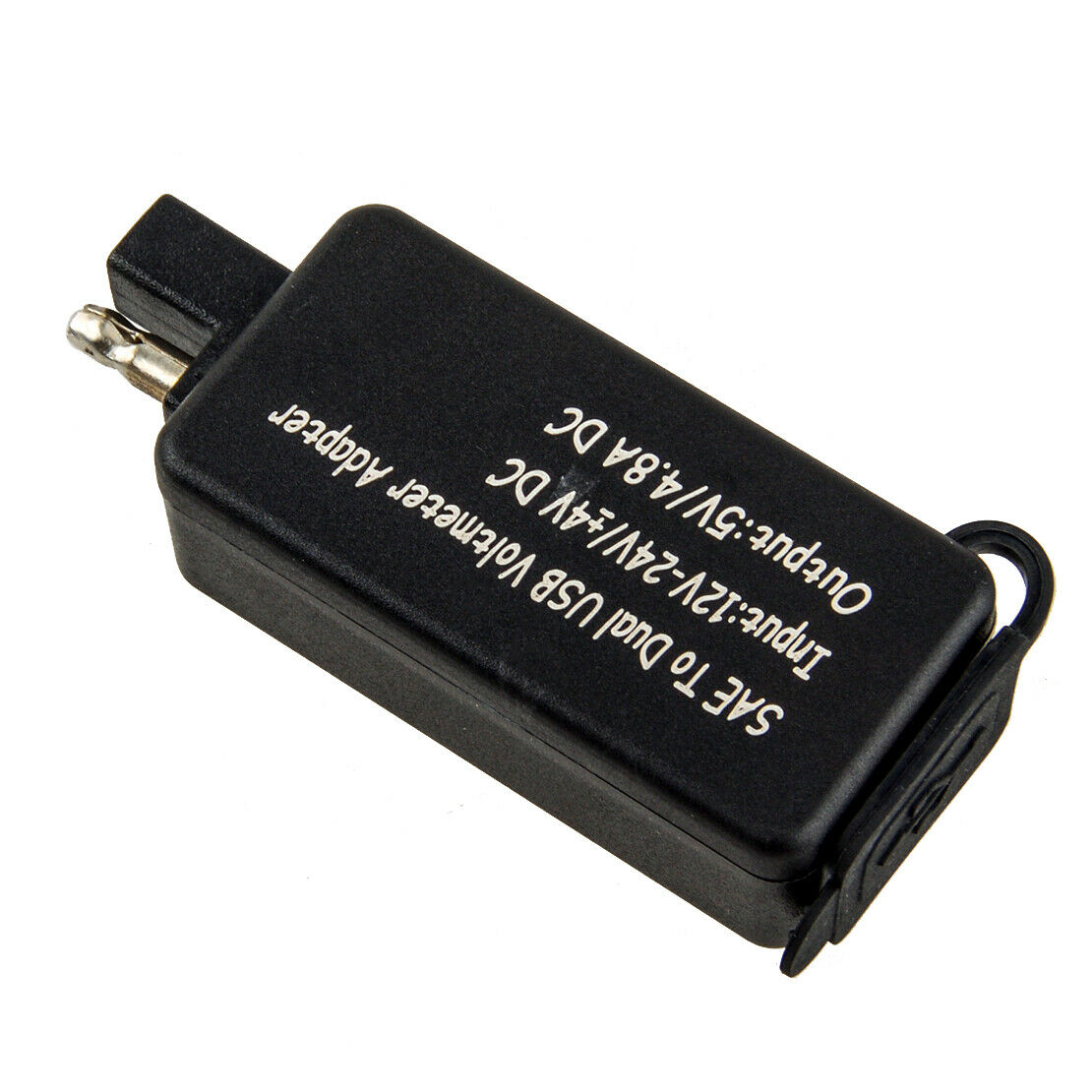 Motorcycle SAE to USB Port Charger Cable Adapter Voltmeter Phone Tablets DC
