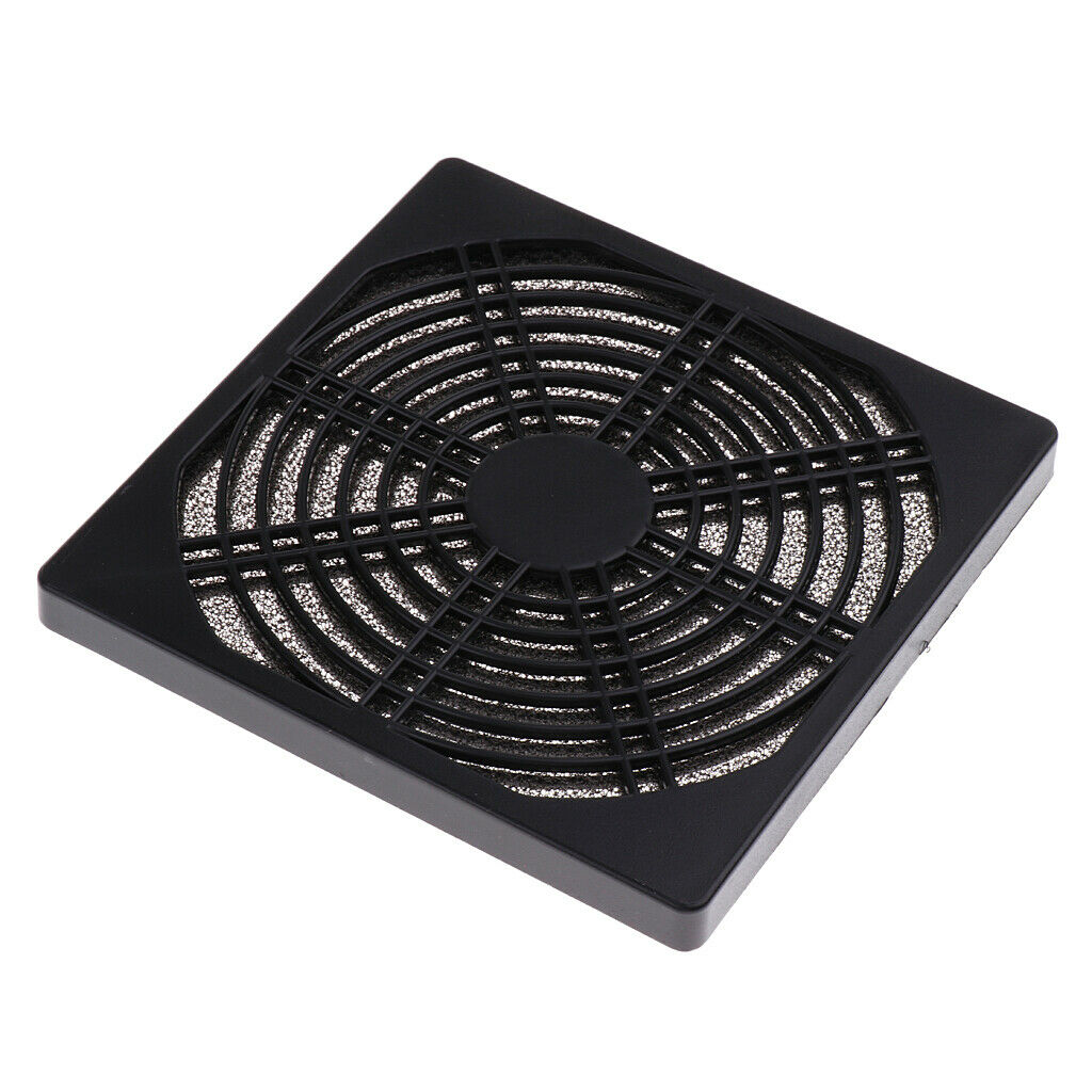 10Pack Dustproof 120mm Computer Case Fan Dust Filter Guard Grill Cover Black