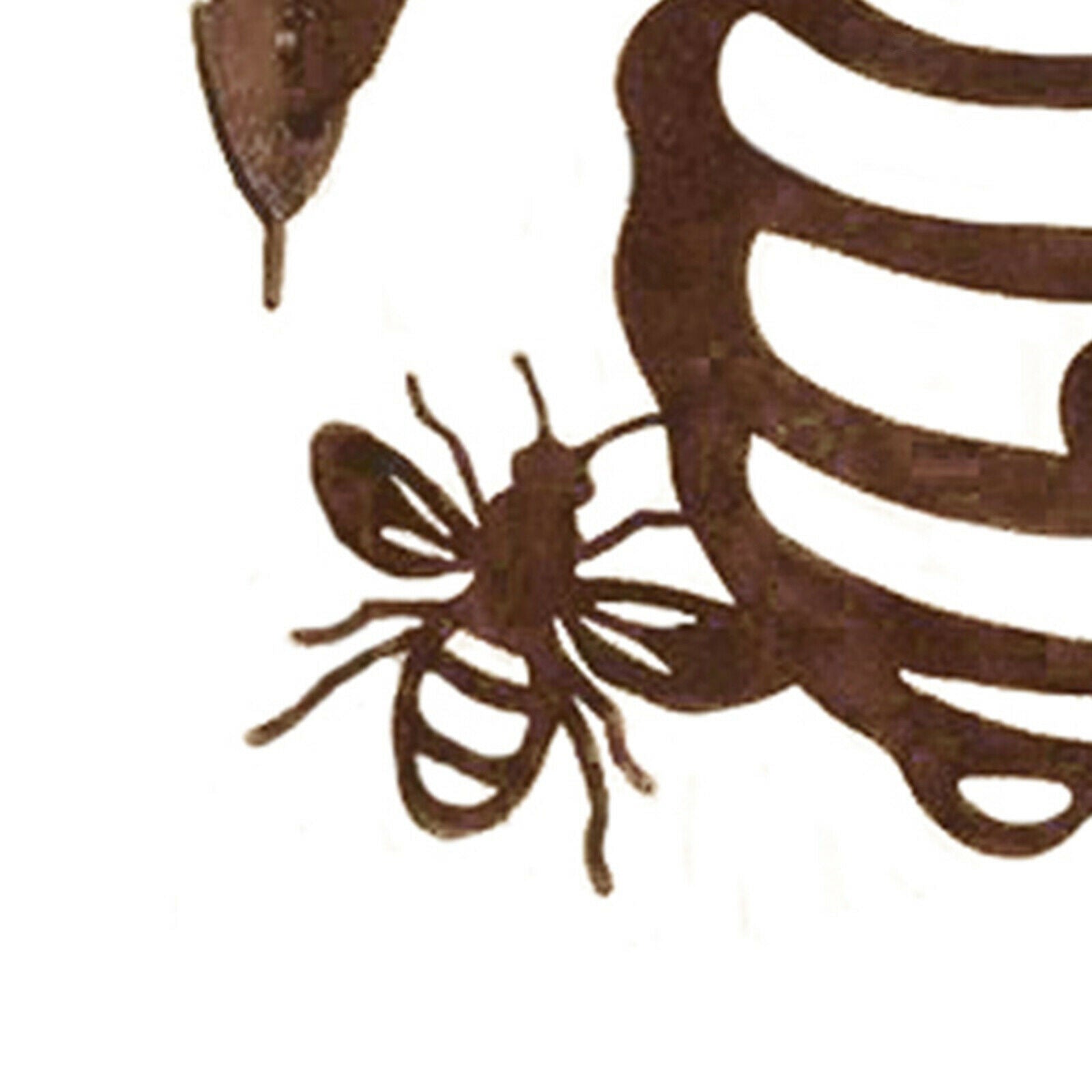 Novelty Bee Hive Garden Silhouette Fence Lawn Backyard Bee Statue Decorative