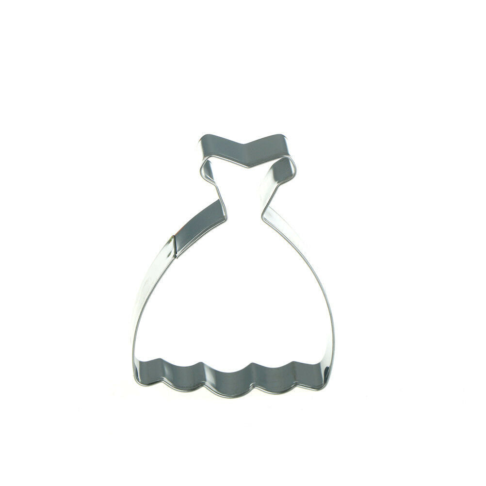 party princess dress shape cookie cutter fondant cake sugarcraft mold deco.l8