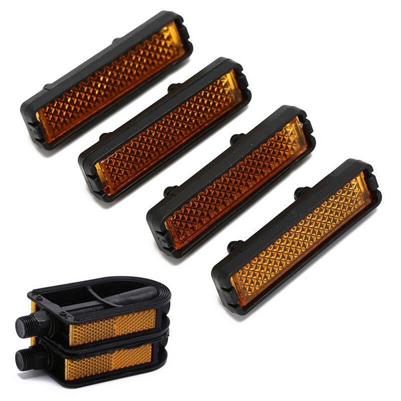 4pcs/set bicycle pedal reflectorsafety night cycling reflective bike acces.l8
