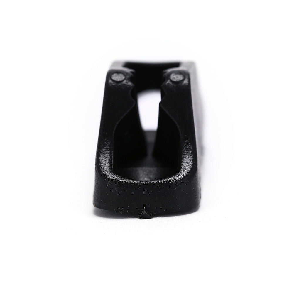2Pcs Black Nylon Self-lock Rope Cord Tensioner Runner for Kayak accessor.l8