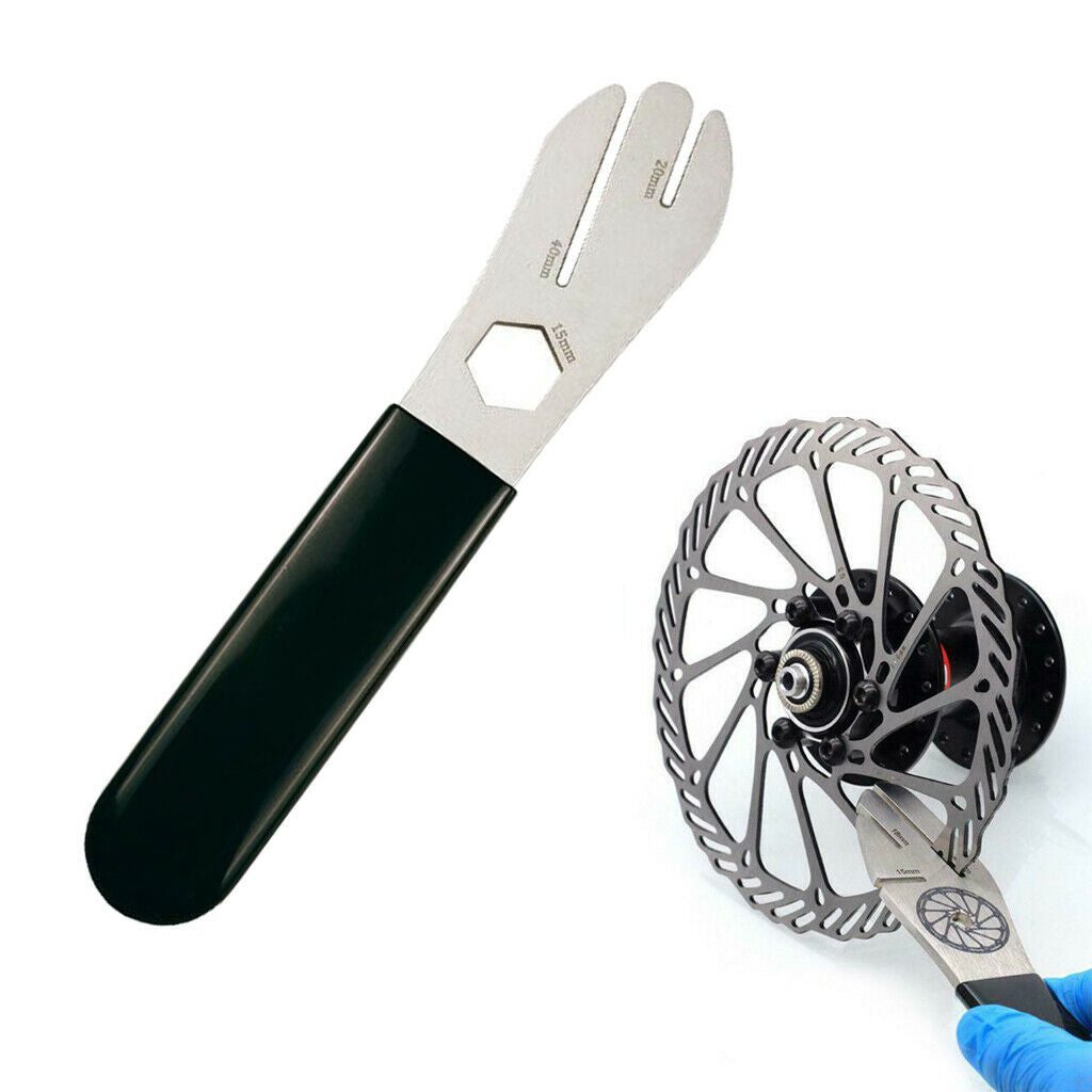 Portable 18cm Disc Brake Rotor Truing Wrench Alignment Fork Tool Correct