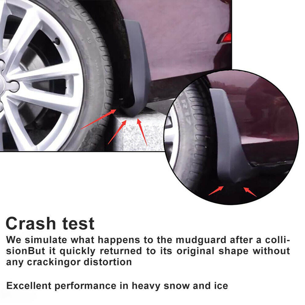4pcs/set Universal Car Front Rear Mudflaps Mud Flaps Flap Splash Guards Mudguard